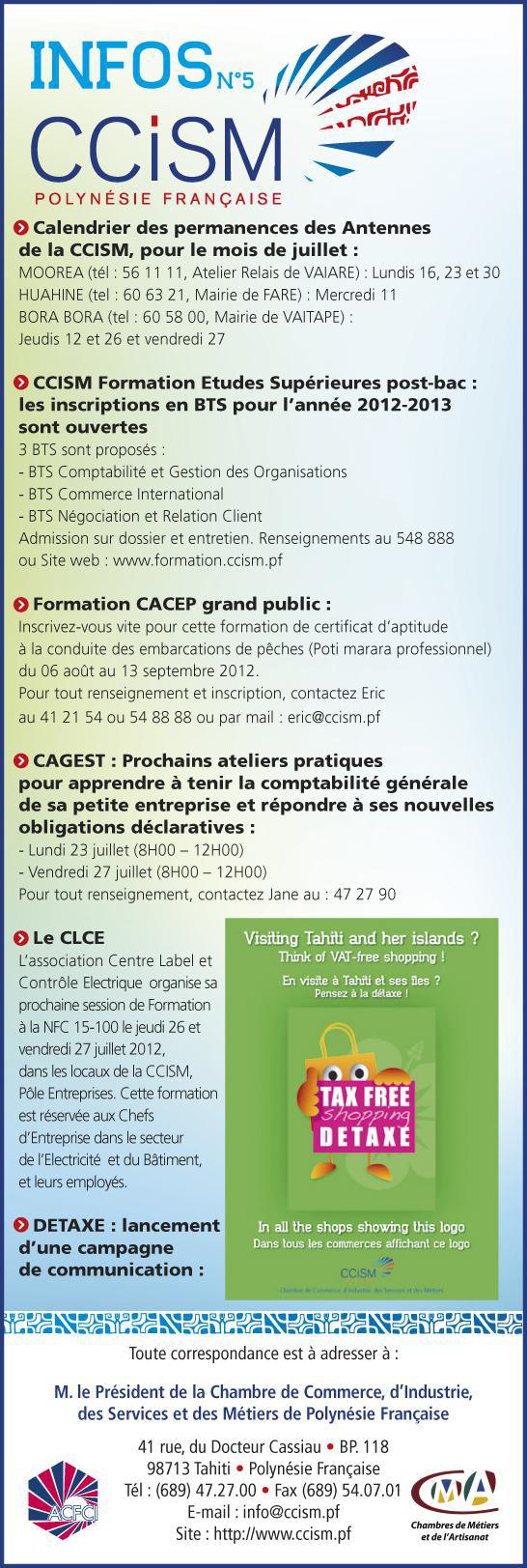 Infos CCISM N°5