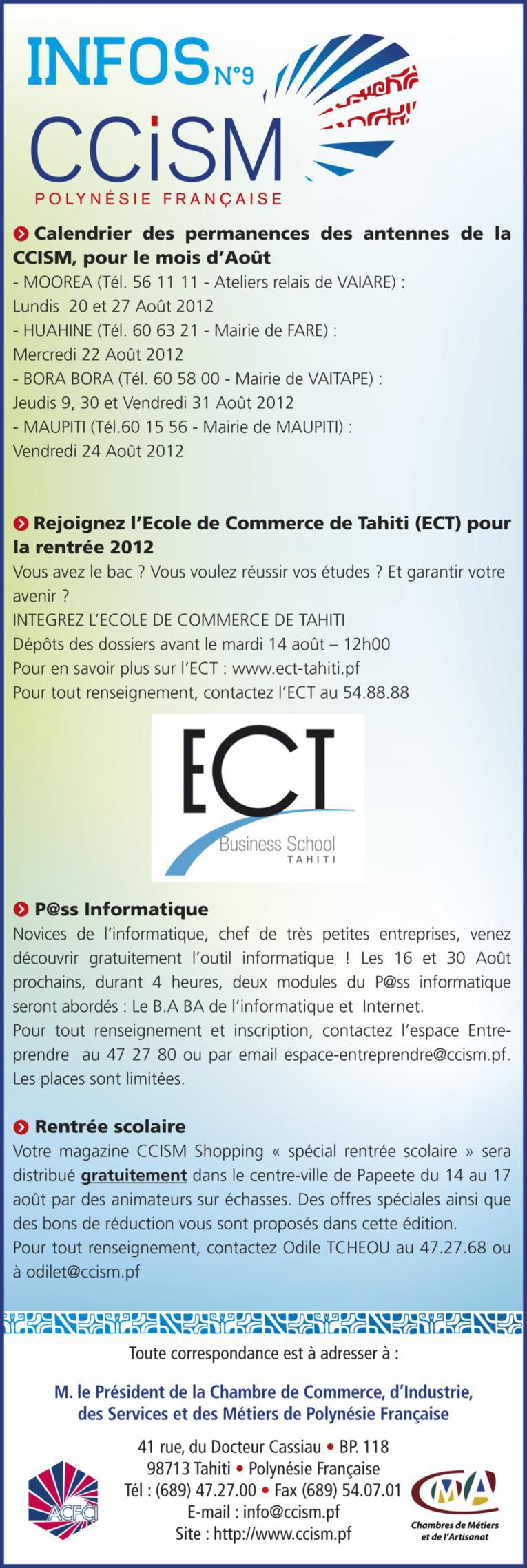 Infos CCISM N°9