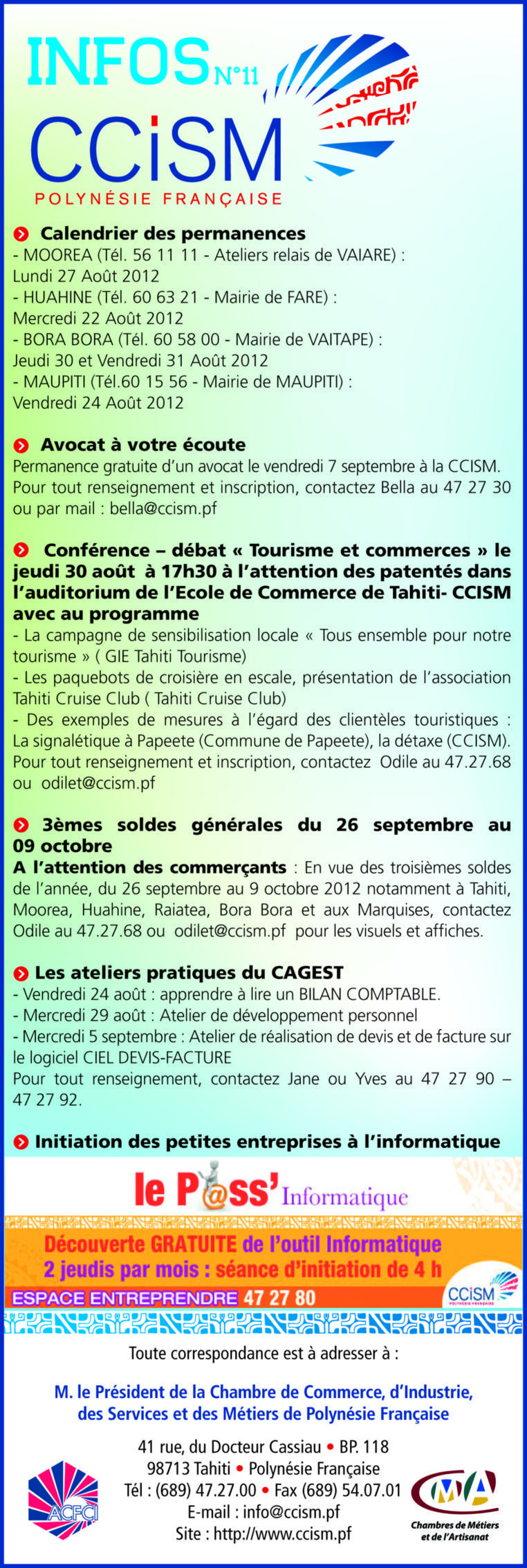 Infos CCISM N°11