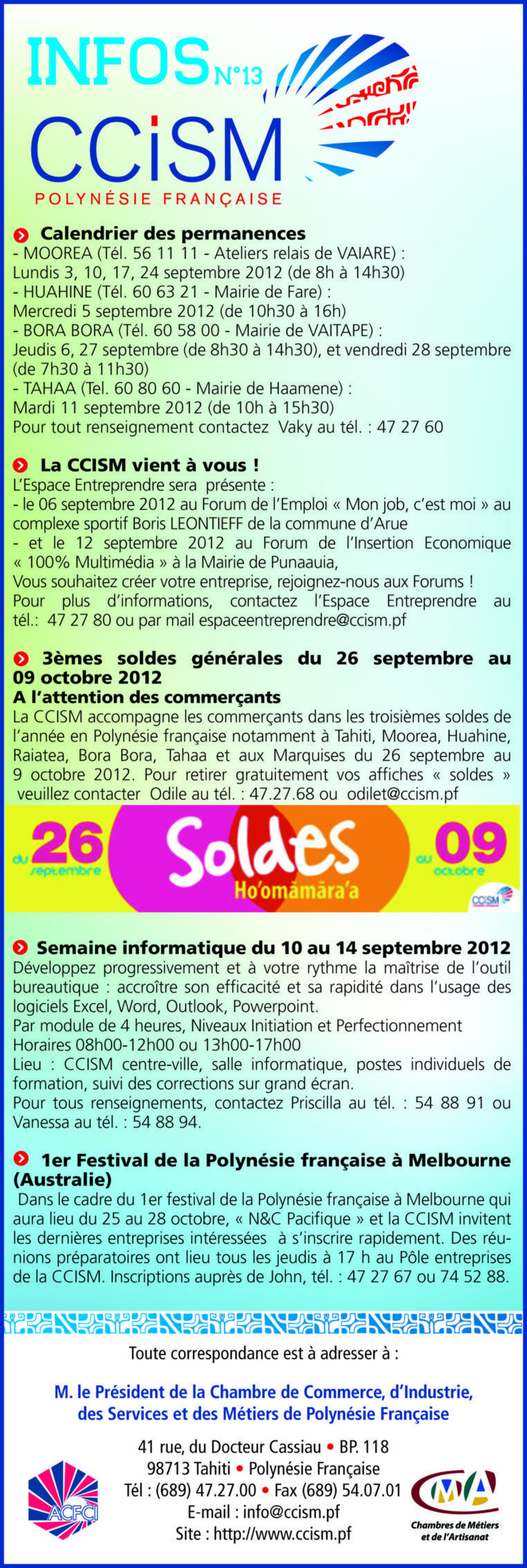 Infos CCISM N°13