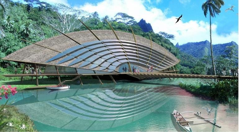 Une image de ce que sera le projet réalisé (agence Le Kube et Jacques Rougerie, architectes).