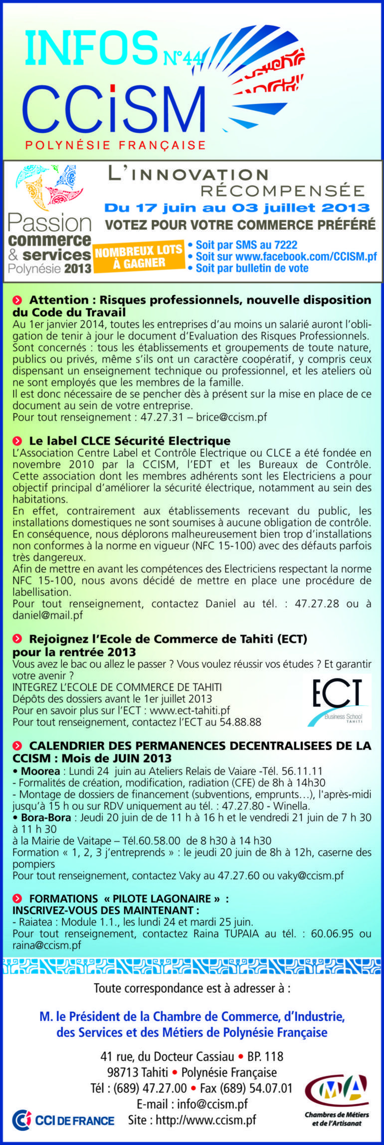 Infos CCISM N°44