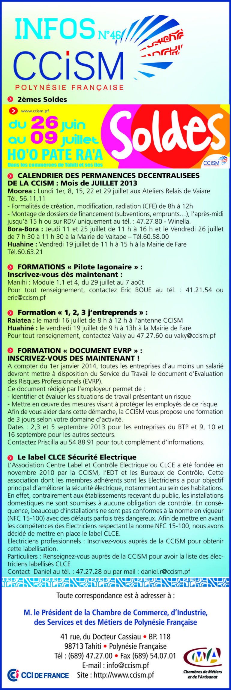 Infos CCISM N°46