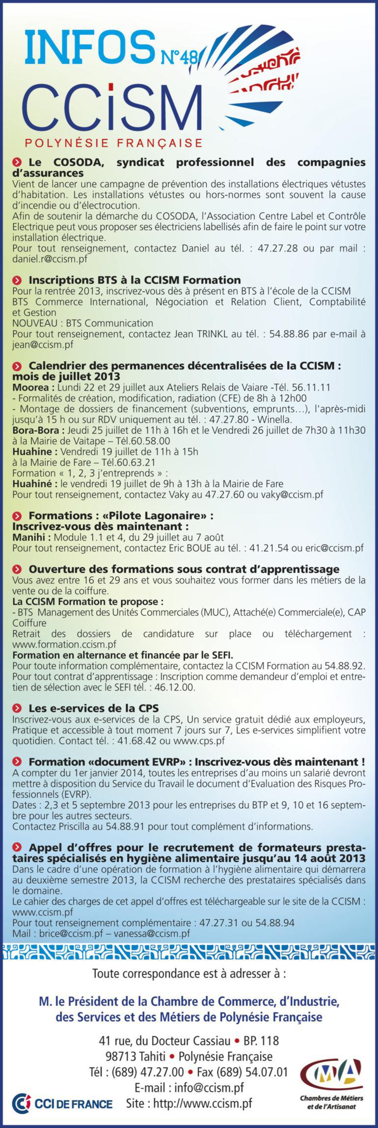 Infos CCISM N°48