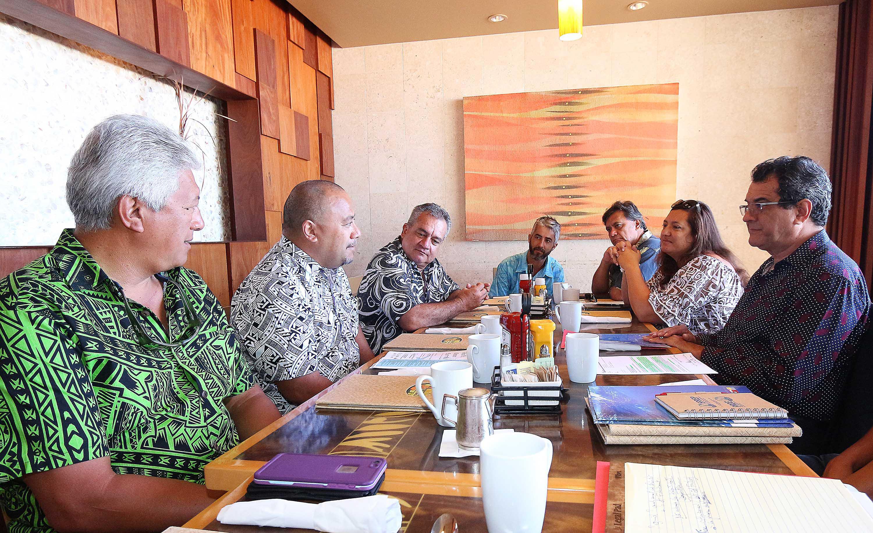Réunion préparatoire au Sommet de l'Océan Pacifique avec l'UICN.