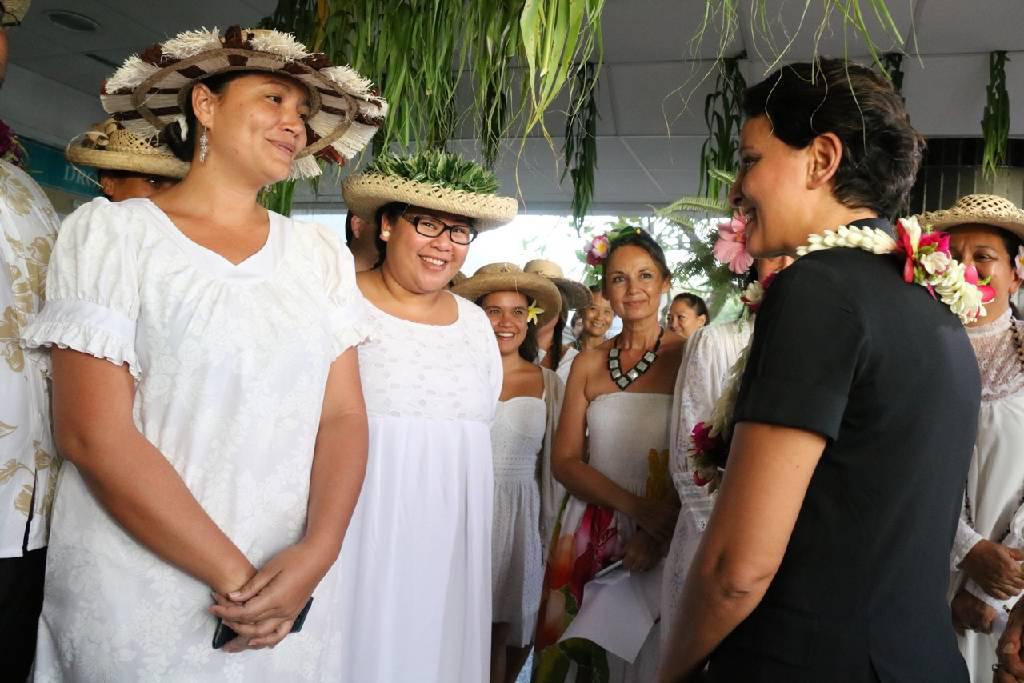 Najat Vallaud-Belkacem à la rencontre des étudiants de l'université