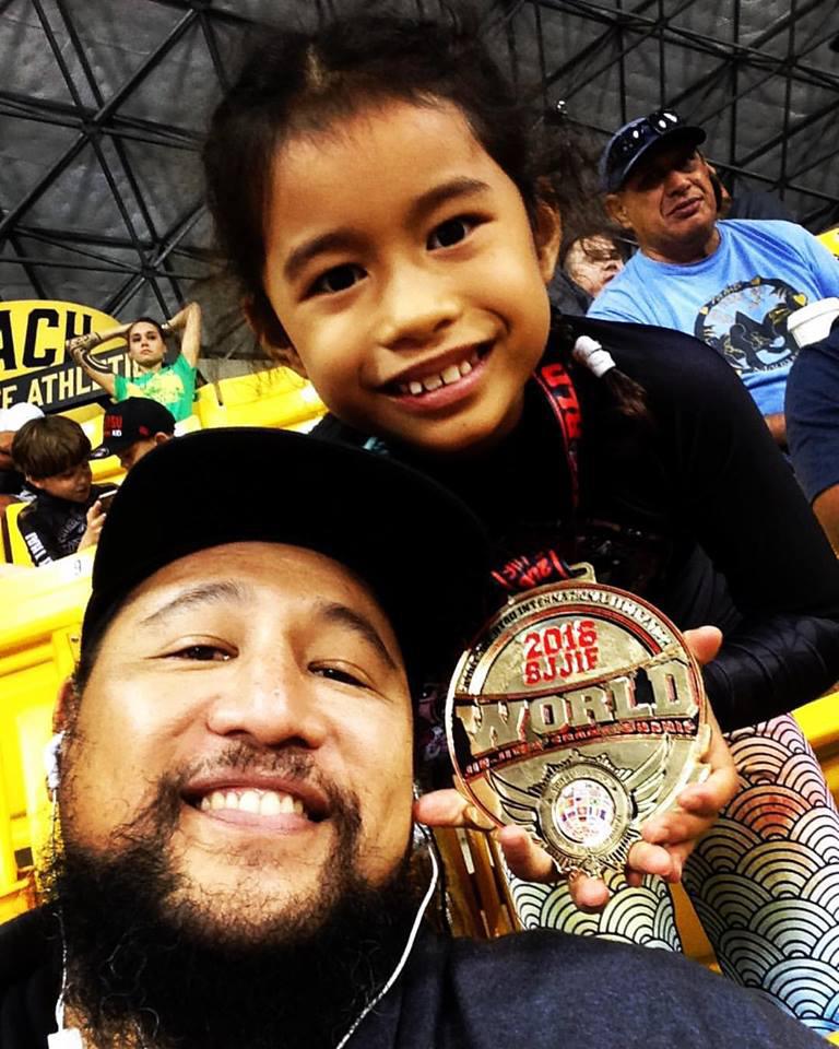 Tamatoa Parker avec la petite He'evai