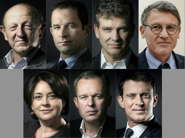 Primaire de la gauche: sept candidats intronisés, le sprint commence