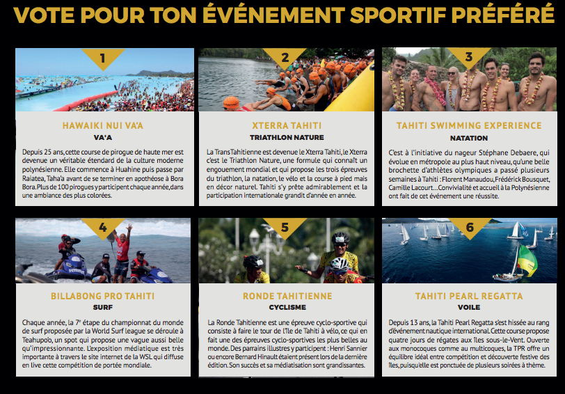Trophées du sport: le public votera pour son évènement préféré
