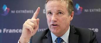 Nicolas Dupont-Aignan "indifférent" aux sollicitations de Marine Le Pen
