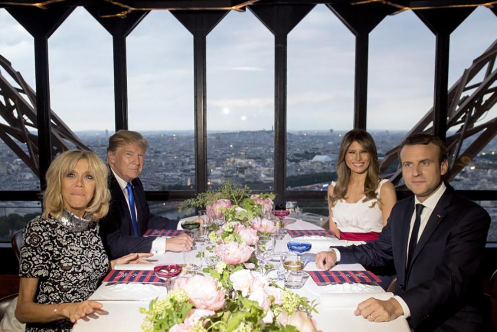Dîner Macron-Trump au Jules Verne, table d'exception nichée dans la Tour Eiffel