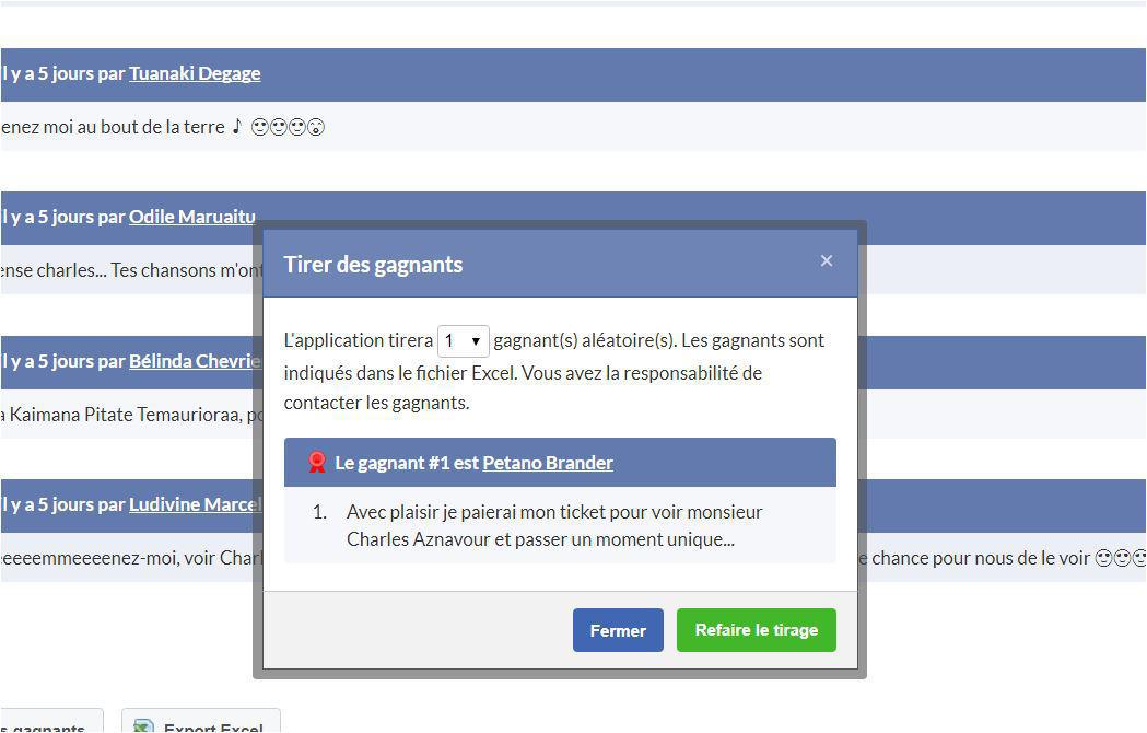 Gagnant du jeu Charles Aznavour