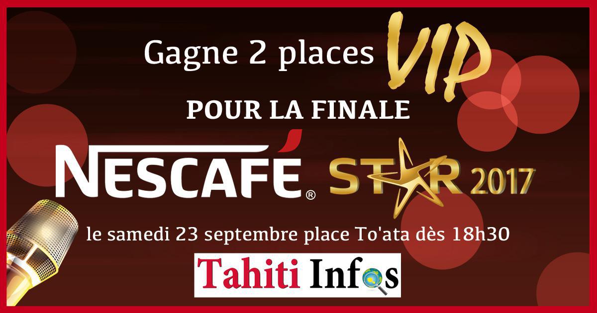 Gagnez deux places VIP pour la finale de la Nescafé Star !