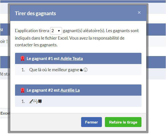 Les gagnantes du jeu Nescafé Star