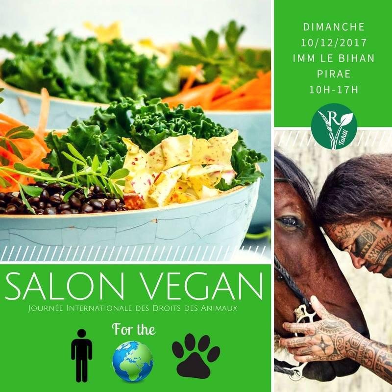 Un Salon vegan à Tahiti le 10 décembre
