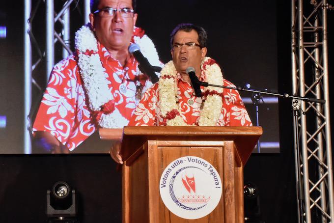 Congrès du Tapura Huiraatira : le discours d'Édouard Fritch