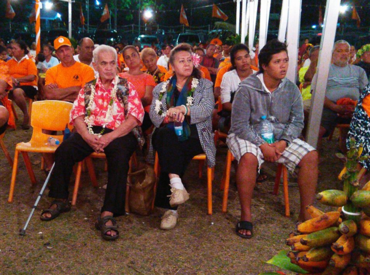 Myron Mataoa apporte son soutien au Tahoera'a Huira'atira