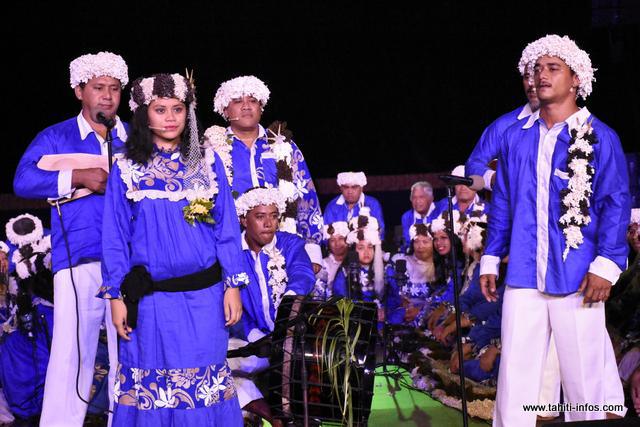 La prestation de "Te Pare o Tahiti Aea" en photos