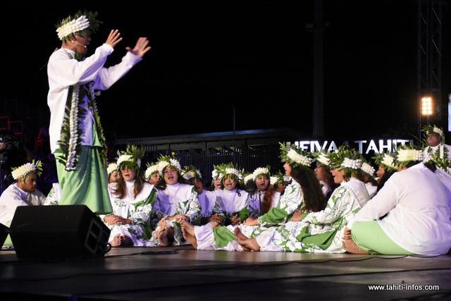 La prestation de "Tamari'i Mataiea" en photos