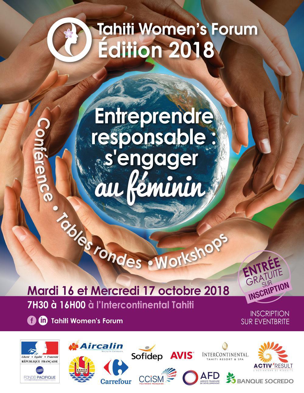 La 2e édition du Tahiti Women's Forum aura lieu les 16 et 17 octobre