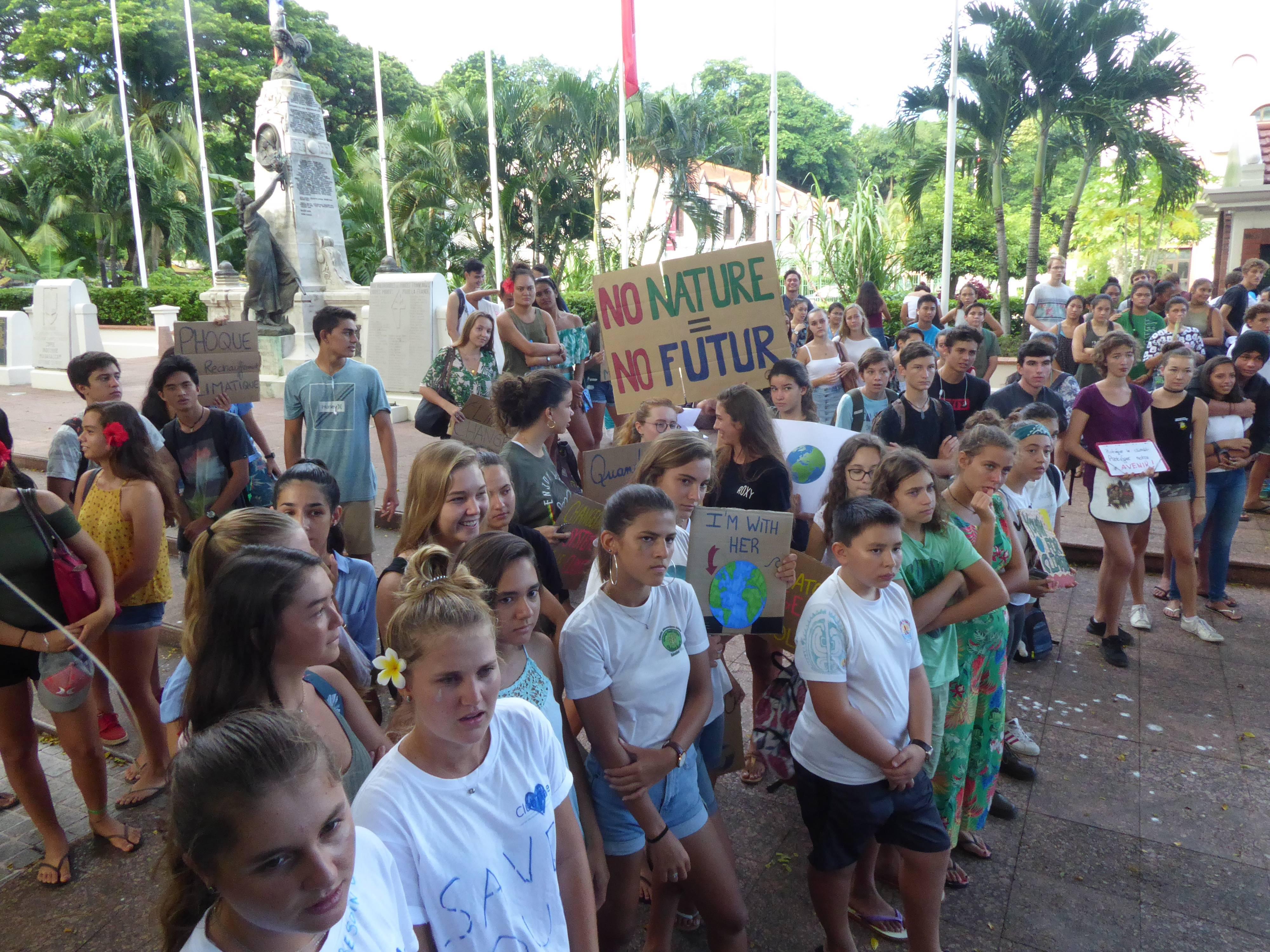 Marche pour le climat : 200 jeunes mobilisés