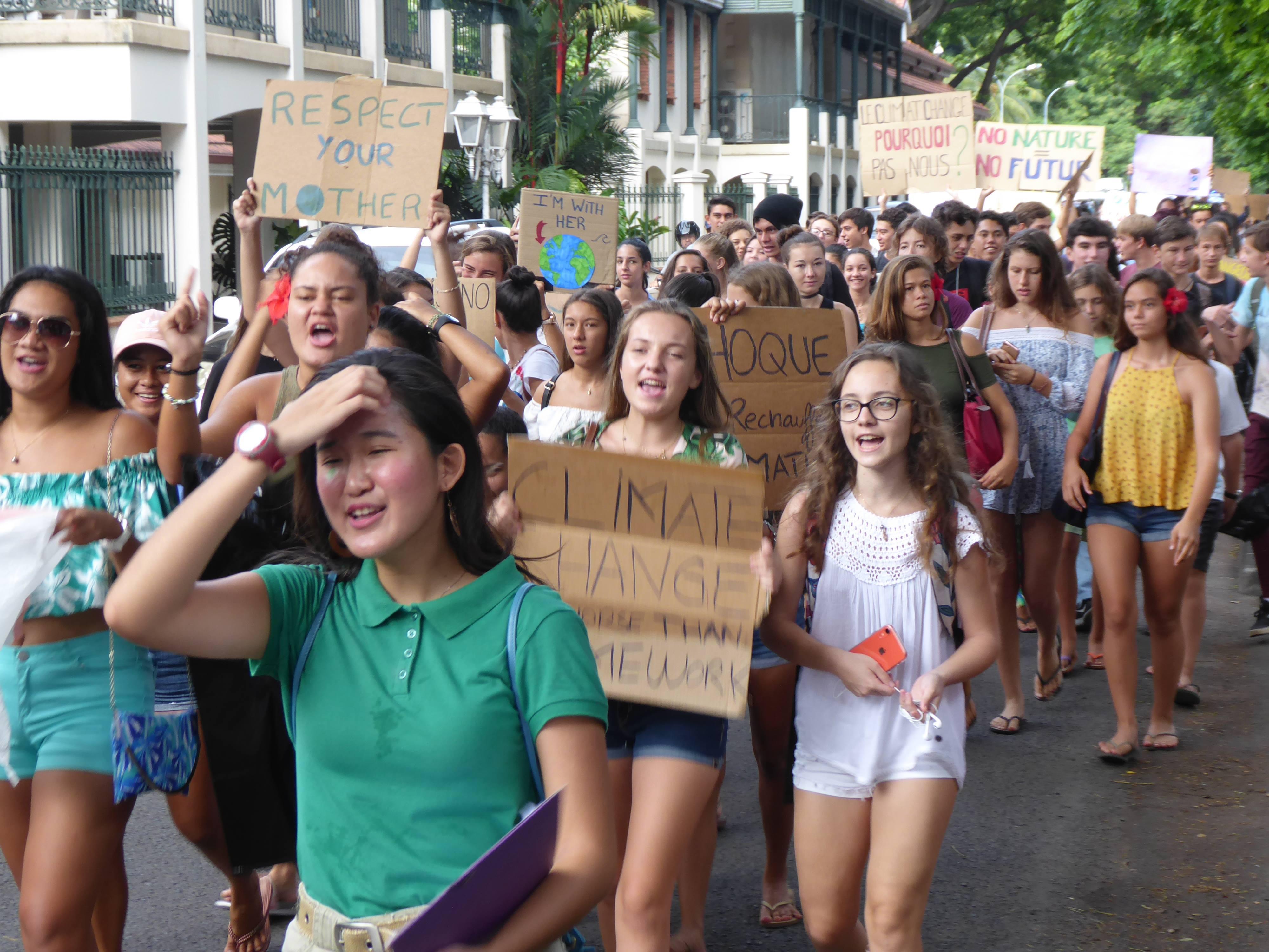 Marche pour le climat : 200 jeunes mobilisés