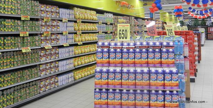 47 % des dépenses alimentaires réalisées dans les grandes surfaces
