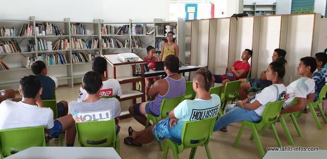 Dans cet atelier, on parle des violences faites aux femmes.