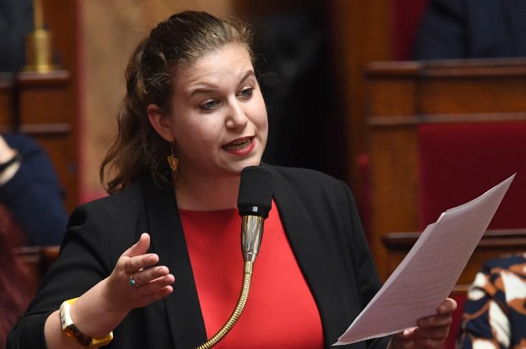 Mathilde Panot, députée la France insoumise. Photo : AFP