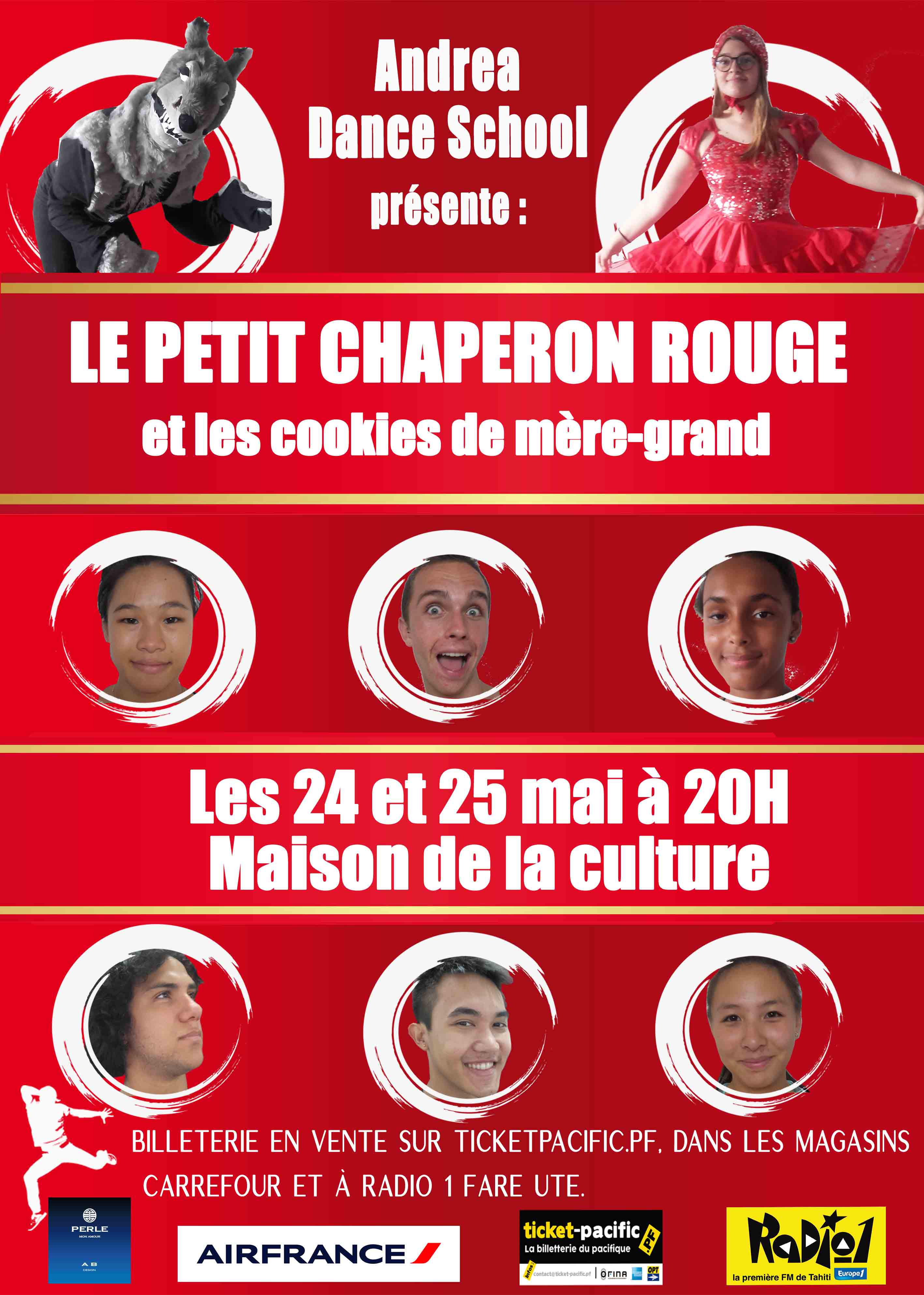 Andrea Dance School Revisite L Histoire Du Petit Chaperon Rouge