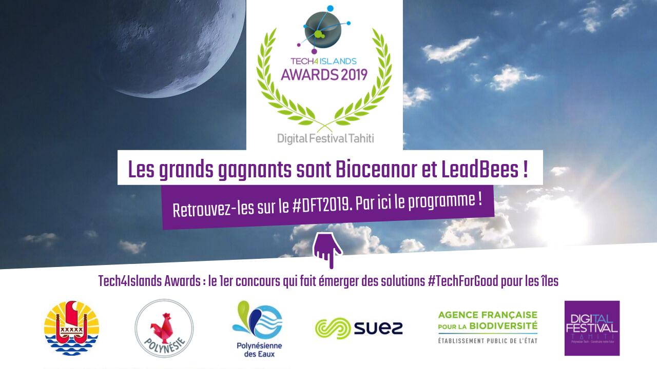 Bioceanor et LeadBees lauréats des Tech4Islands Awards 2019