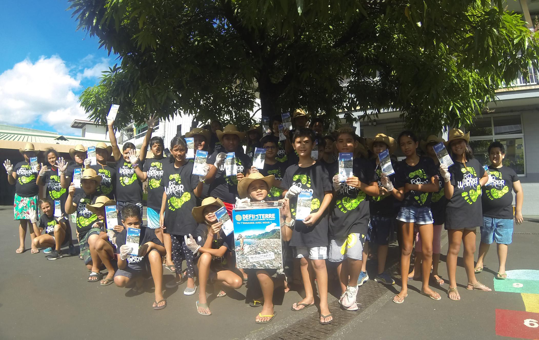 Les élèves de l'école Vienot ont participé de leurs côté à une opération de nettoyage ou "Clean Up Day", et à une campagne de végétalisation en milieu urbain avec l’opération "Aux arbres citoyens".