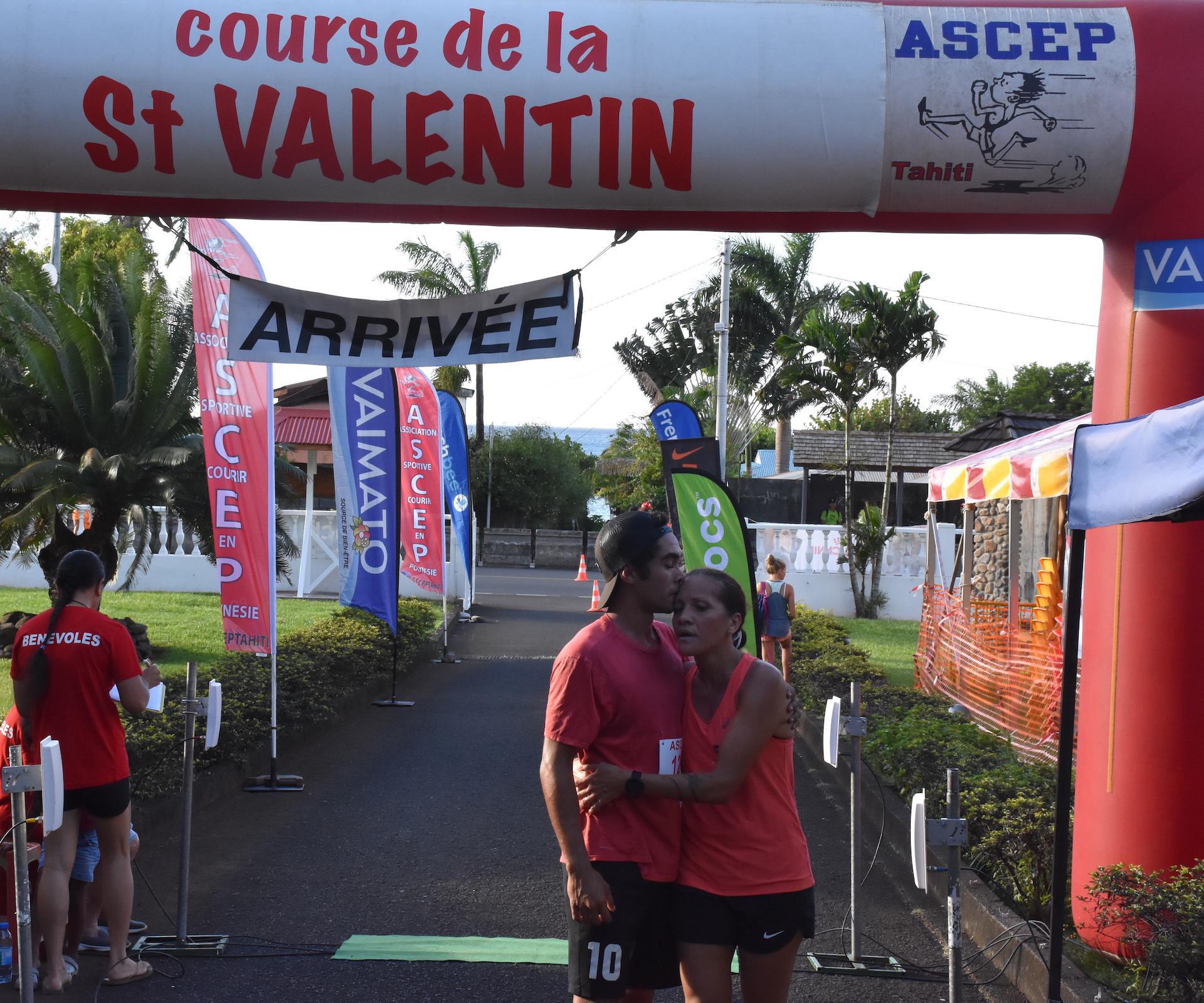 C'est la deuxième fois que le duo mère-fils Papaura s'aligne sur la course de la Saint-Valentin.