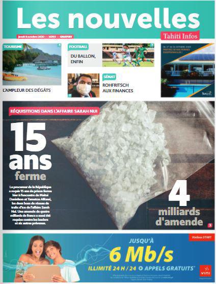 Cliquez sur la Une pour lire le journal