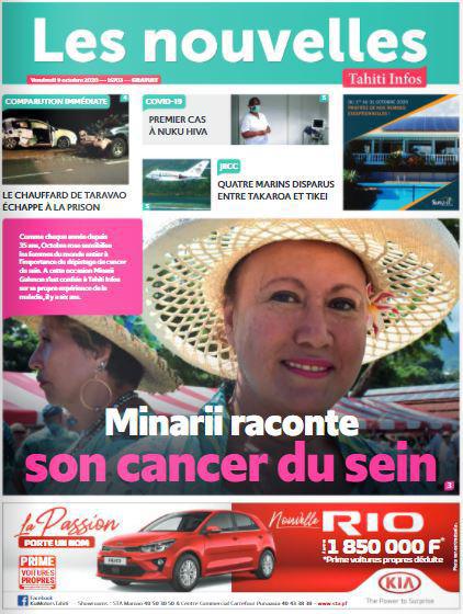 Cliquez sur la Une pour lire le journal