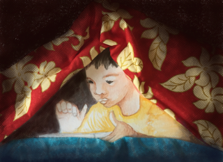 Manoa, 5 ans, reçoit une tablette en cadeau…