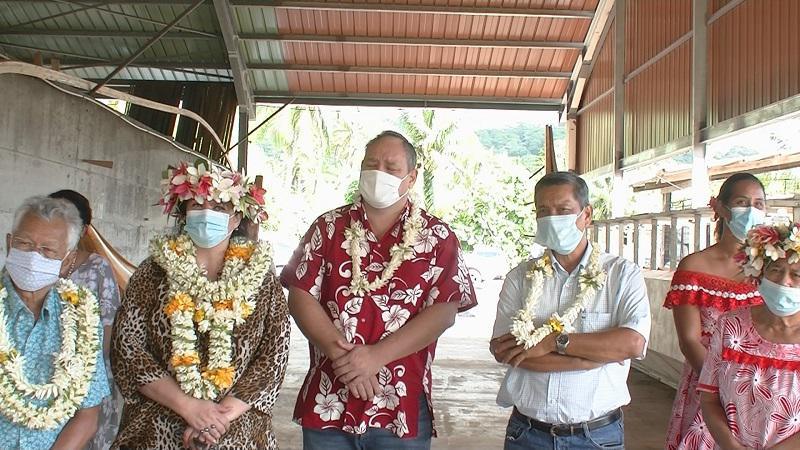 Le gouvernement en représentation à Raiatea
