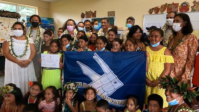 Raiatea : l'école Puohine confirme son label Aire marine éducative