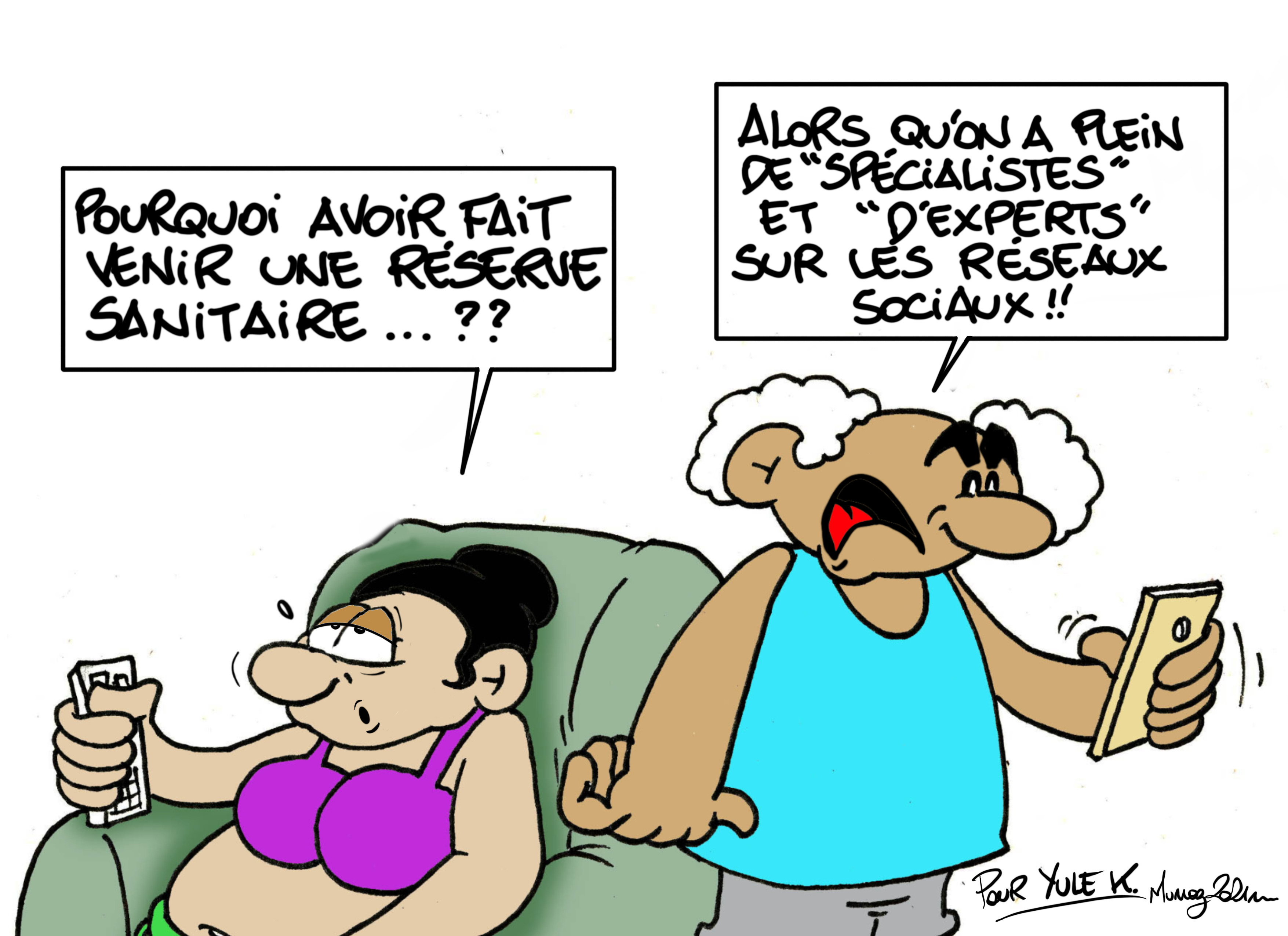 L'actualité croquée par Munoz