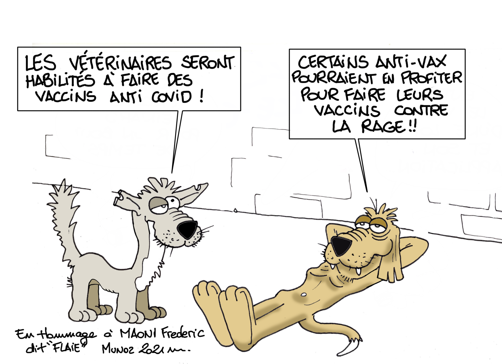 L'actualité croquée par Munoz