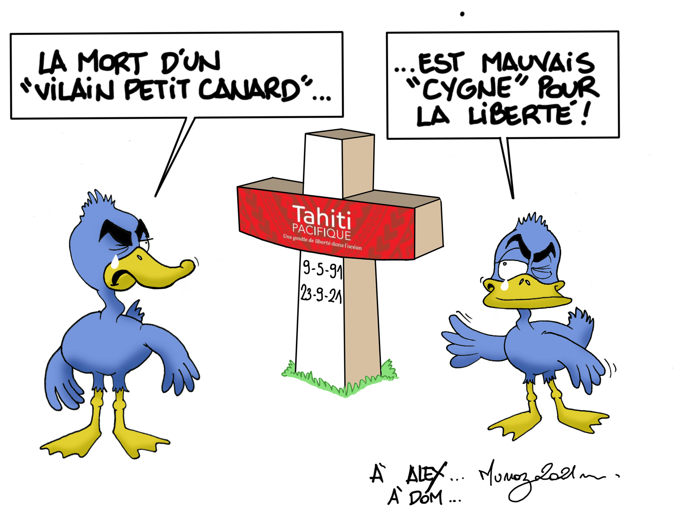 L'actualité croquée par Munoz