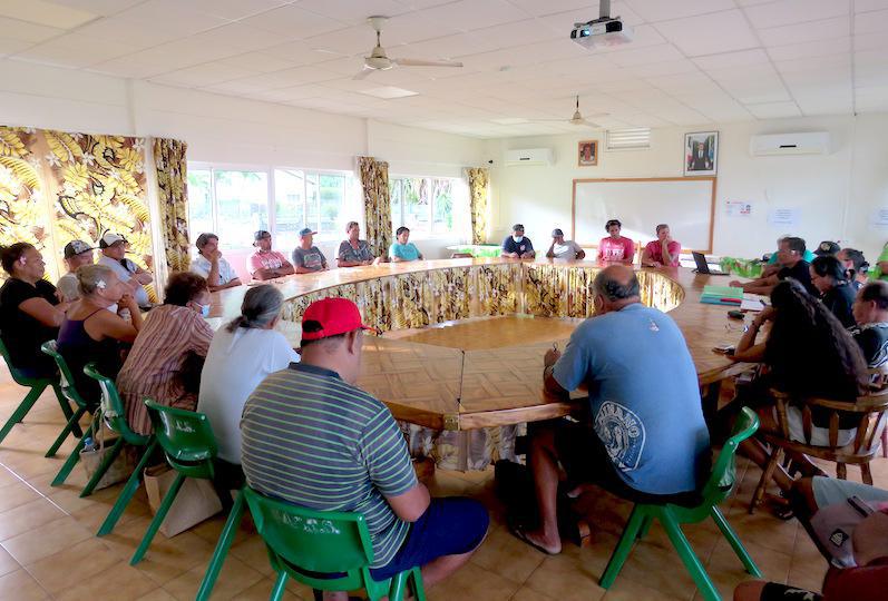 Les comités de pêcheurs de Moorea étaient réunis avec les membres de la Cascem mercredi soir afin de partager leurs points de vue et leurs inquiétudes face aux projets immobiliers de l'île.