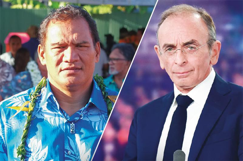 Tauhiti Nena signe un accord avec Éric Zemmour