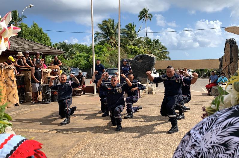 Des médailles et un haka pour les pompiers de Ua Pou
