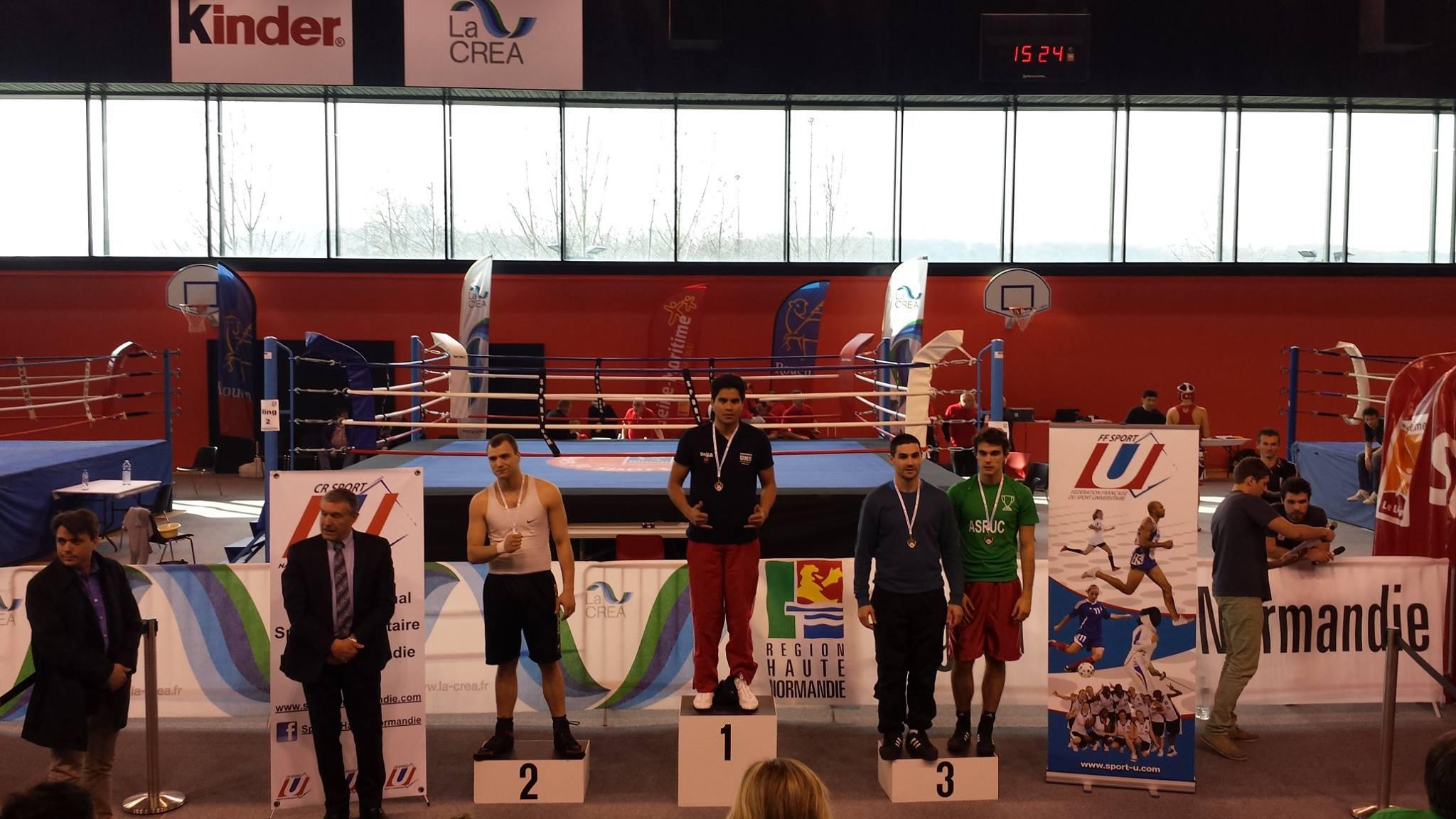 Tautuarii Nena Champion de France Universitaire de Boxe