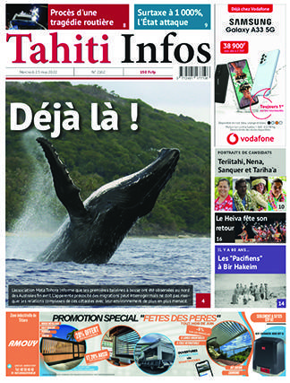 Cliquez sur la Une pour lire le journal.