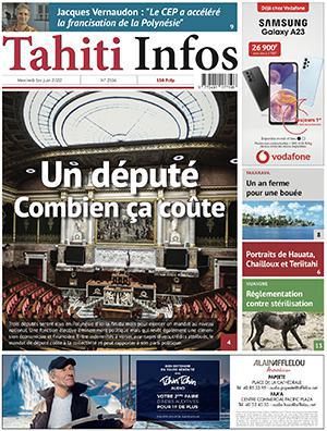 Cliquez sur la Une pour lire le journal.