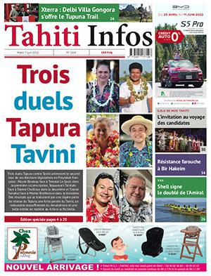 Cliquez sur la Une pour lire le journal.