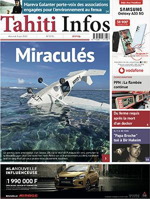 Cliquez sur la Une pour lire le journal.