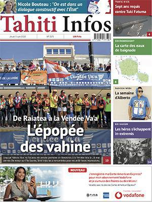 Cliquez sur la Une pour lire le journal.